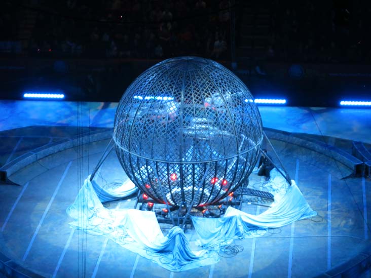 Globe of Death, Ringling Bros & Barnum and Bailey Circus, Barclays Center, Prospect Heights, Brooklyn, February 24, 2017