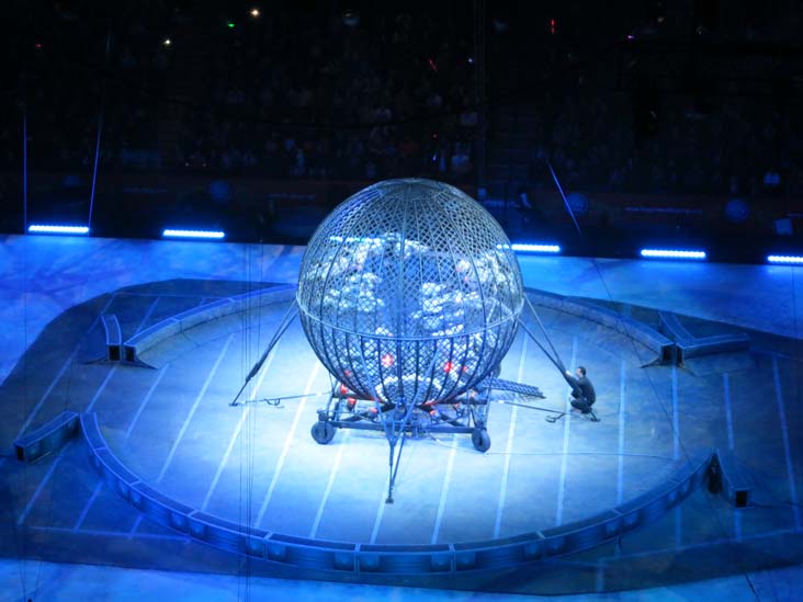 Globe of Death, Ringling Bros & Barnum and Bailey Circus, Barclays Center, Prospect Heights, Brooklyn, February 24, 2017