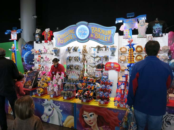 Merchandise Counter, Ringling Bros & Barnum and Bailey Circus, Barclays Center, Prospect Heights, Brooklyn, February 24, 2017