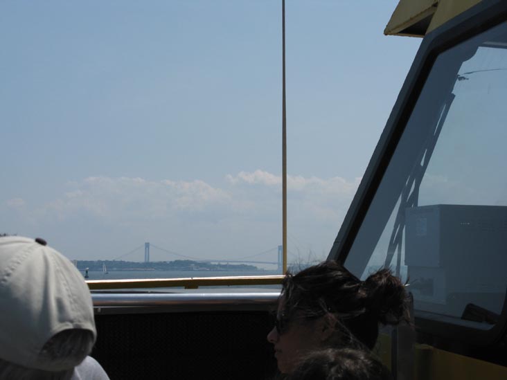 Verrazano-Narrows Bridge From IKEA Express Water Taxi To Red Hook, Brooklyn