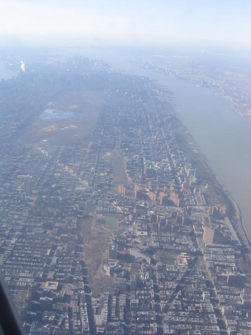Take Off From LaGuardia: Manhattan Looking South From the Air