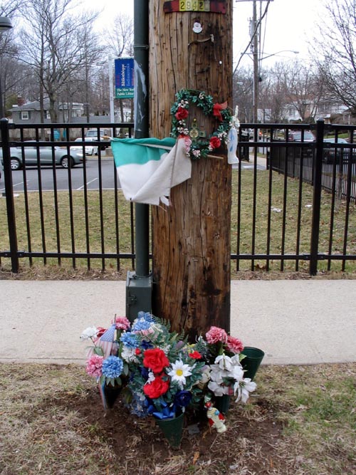 Clarke Avenue and Amber Street, SW Corner, Richmondtown, Staten Island