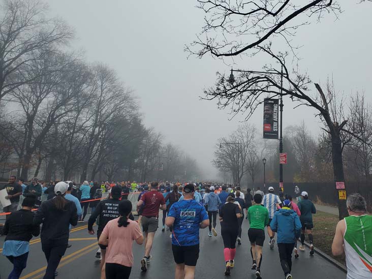 Flatbush Avenue, Prospect Park, Brooklyn, 2025 United Airlines NYC Half Marathon, March 16, 2025