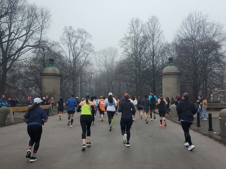 Prospect Park Entrance, Prospect Park, Brooklyn, 2025 United Airlines NYC Half Marathon, March 16, 2025