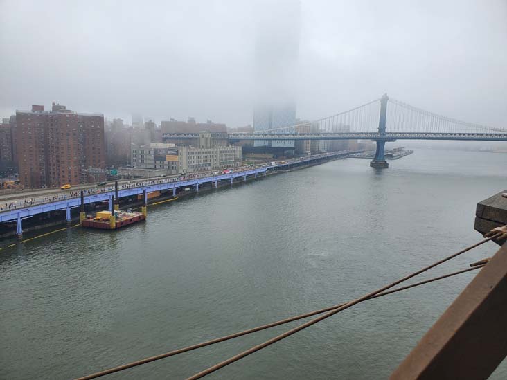 FDR Drive From Brooklyn Bridge, 2025 United Airlines NYC Half Marathon, March 16, 2025