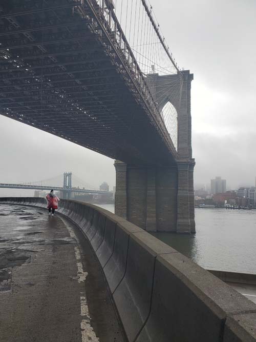 Ramp Between Brooklyn Bridge and FDR Drive, 2025 United Airlines NYC Half Marathon, March 16, 2025