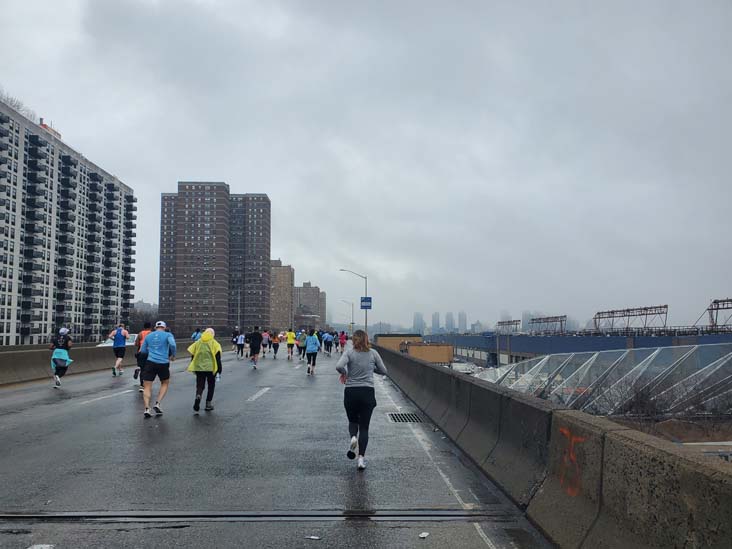 FDR Drive at Pier 35, Manhattan, 2025 United Airlines NYC Half Marathon, March 16, 2025