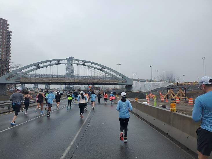 FDR Drive at East River Park, Manhattan, 2025 United Airlines NYC Half Marathon, March 16, 2025