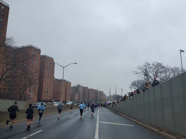 FDR Drive at Stuyvesant Town, Manhattan, 2025 United Airlines NYC Half Marathon, March 16, 2025