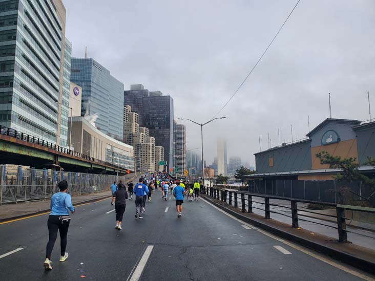 FDR Drive Near 34th Street, Manhattan, 2025 United Airlines NYC Half Marathon, March 16, 2025