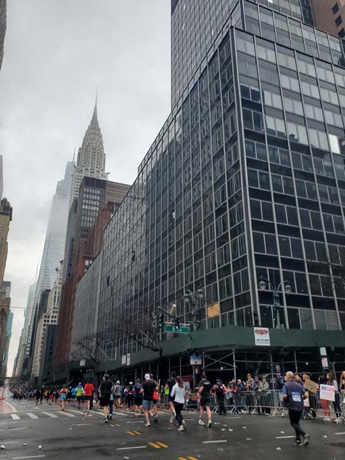 42nd Street at Second Avenue, Midtown Manhattan, 2025 United Airlines NYC Half Marathon, March 16, 2025