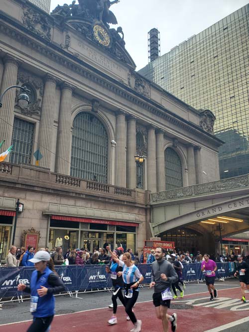 42nd Street at Grand Central Terminal, Midtown Manhattan, 2025 United Airlines NYC Half Marathon, March 16, 2025