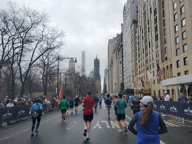 59th Street Between Seventh and Sixth Avenues, Midtown Manhattan, 2025 United Airlines NYC Half Marathon, March 16, 2025