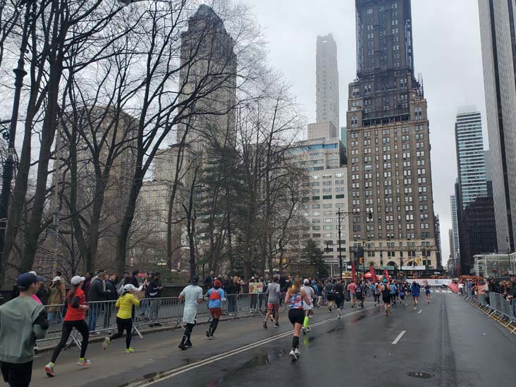 59th Street Between Sixth and Fifth Avenues, Midtown Manhattan, 2025 United Airlines NYC Half Marathon, March 16, 2025