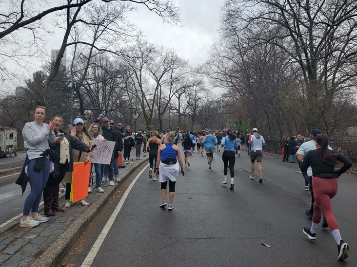 East Drive, Central Park, Manhattan, 2025 United Airlines NYC Half Marathon, March 16, 2025