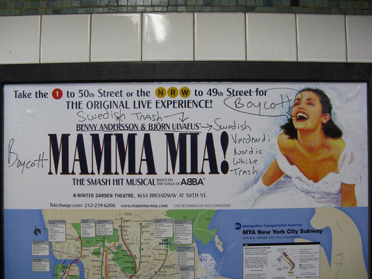 New York City Defaced Signs