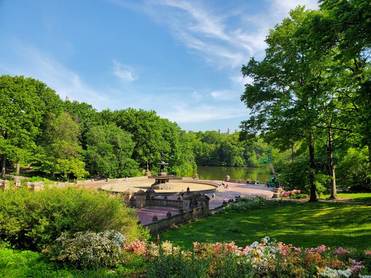 Bethesda Terrace, Central Park, Manhattan, May 27, 2020, 9:28 a.m.