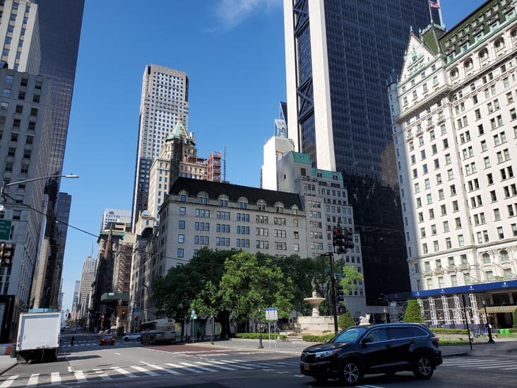 Looking Down Fifth Avenue From Grand Army Plaza, Midtown Manhattan, May 27, 2020, 9:39 a.m.