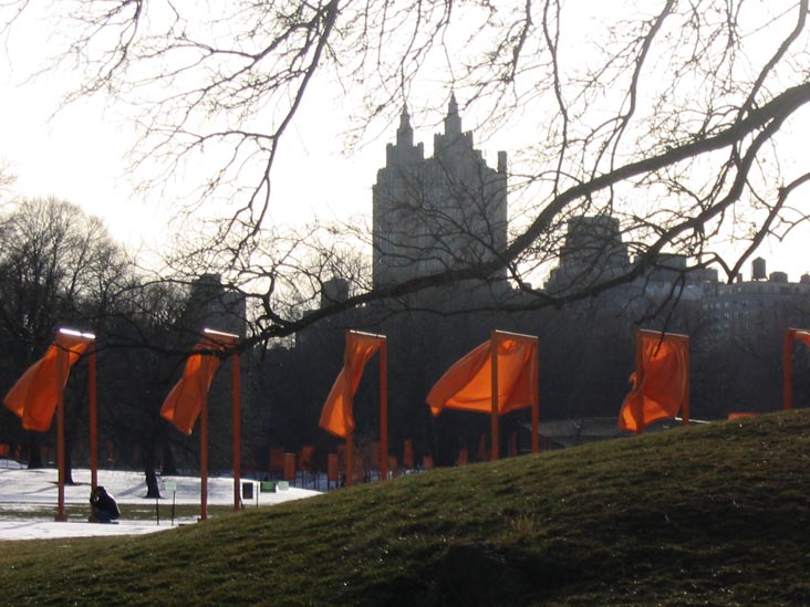 North Meadow, Christo and Jeanne-Claude's Gates Project: Final Day, Central Park, Manhattan, February 27, 2005