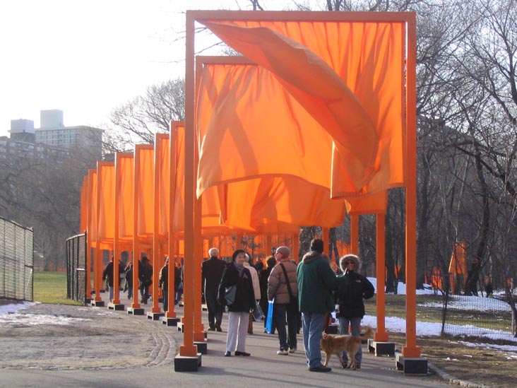 North Meadow, Christo and Jeanne-Claude's Gates Project: Final Day, Central Park, Manhattan, February 27, 2005