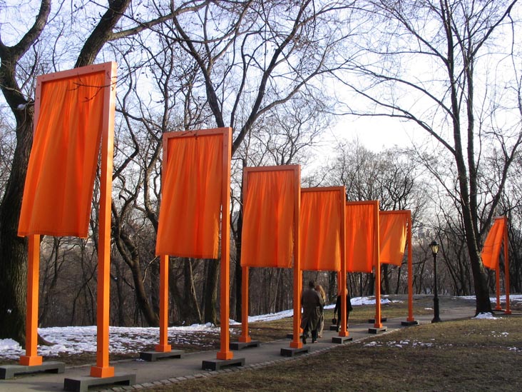 Christo and Jeanne-Claude's Gates Project: Final Day, Central Park, Manhattan, February 27, 2005