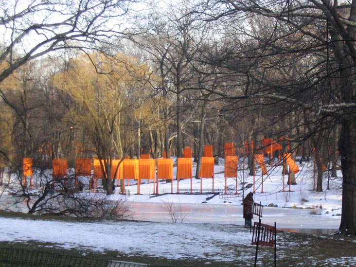 The Pool, Christo and Jeanne-Claude's Gates Project: Final Day, Central Park, Manhattan, February 27, 2005