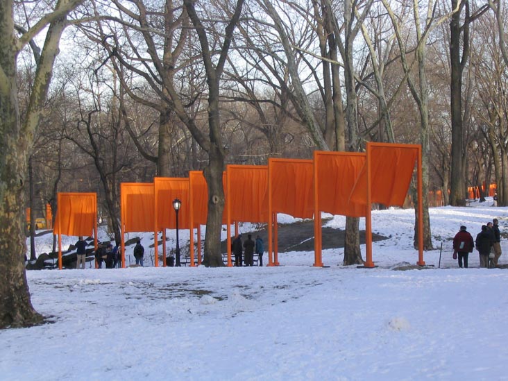 Christo and Jeanne-Claude's Gates Project: Final Day, Central Park, Manhattan, February 27, 2005