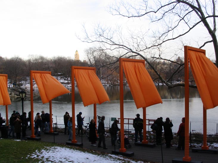 The Lake, Christo and Jeanne-Claude's Gates Project: Final Day, Central Park, Manhattan, February 27, 2005