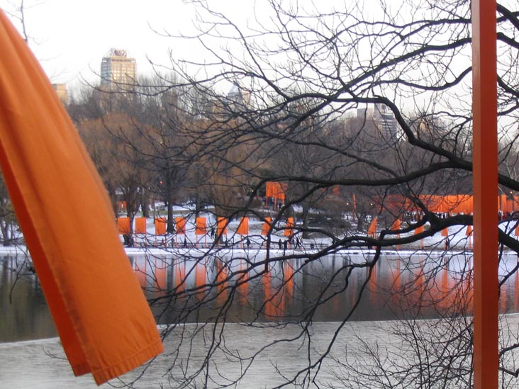 The Lake, Christo and Jeanne-Claude's Gates Project: Final Day, Central Park, Manhattan, February 27, 2005