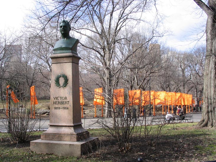 Near the Mall, Christo and Jeanne-Claude's Gates Project: Opening Day, February 12, 2005