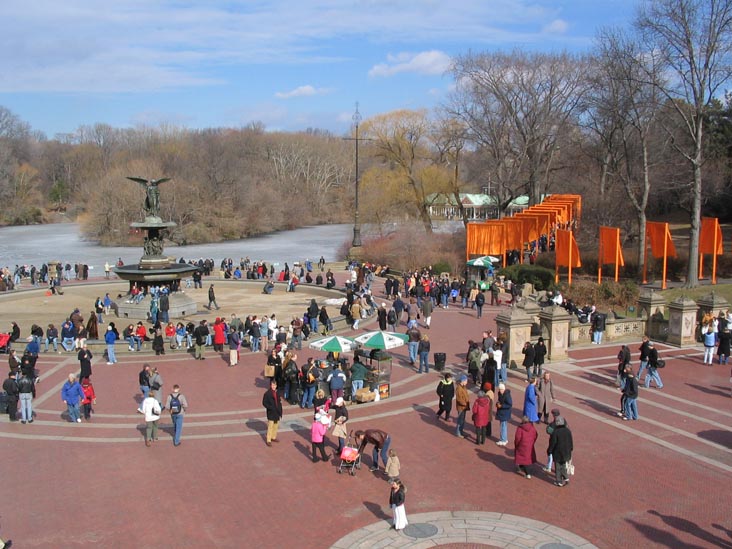 Bethesda Terrace, Christo and Jeanne-Claude's Gates Project: Opening Day, February 12, 2005