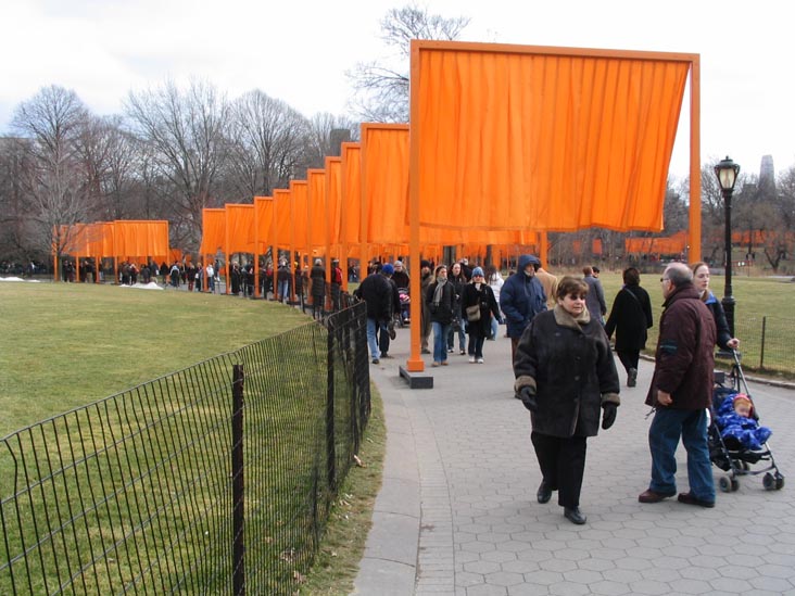 The Great Lawn, Christo and Jeanne-Claude's Gates Project: Opening Day, February 12, 2005