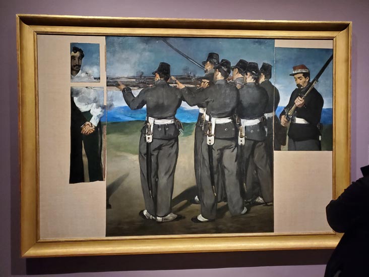 The Execution of Maximilian, Manet/Degas, Metropolitan Museum of Art, Manhattan, November 20, 2023