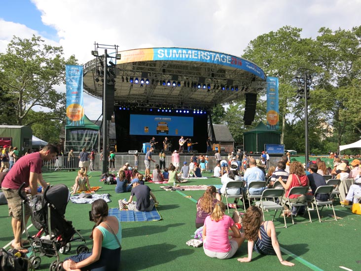 Justin Roberts & The Not Ready For Naptime Players, SummerStage, Rumsey Playfield, Central Park, Manhattan, July 10, 2016