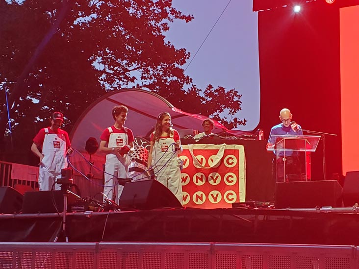 Brian Lehrer, WNYC and Friends Centennial Celebration, SummerStage, Rumsey Playfield, Central Park, Manhattan, September 9, 2024