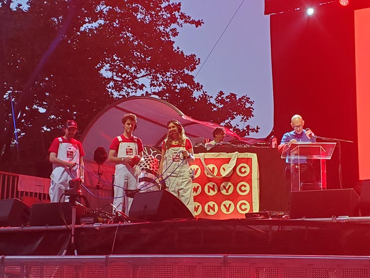 Brian Lehrer, WNYC and Friends Centennial Celebration, SummerStage, Rumsey Playfield, Central Park, Manhattan, September 9, 2024