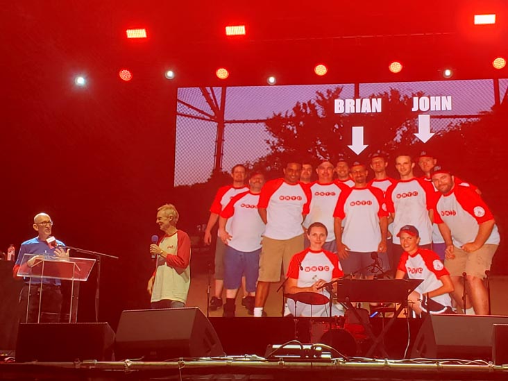 Brian Lehrer and John Schaefer, WNYC and Friends Centennial Celebration, SummerStage, Rumsey Playfield, Central Park, Manhattan, September 9, 2024