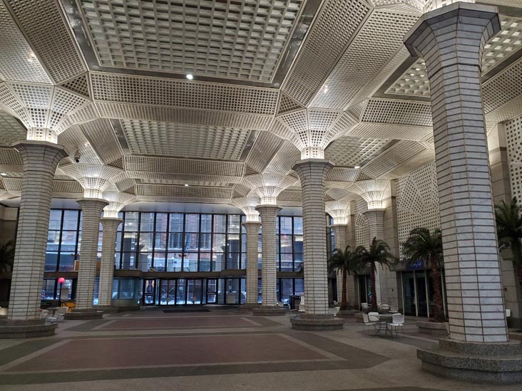 Wall Street Public Courtyard, 60 Wall Street, Financial District, Lower Manhattan, January 30, 2022