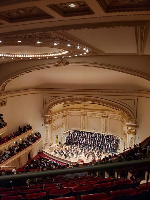 Carnegie Hall, Midtown Manhattan, April 21, 2023