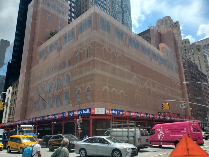 Carnegie Hall, 881 Seventh Avenue at 57th Street, Midtown Manhattan, June 13, 2023