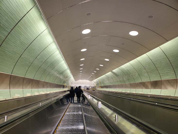 Escalator, Grand Central Madison, Grand Central Terminal, Midtown Manhattan, February 4, 2023