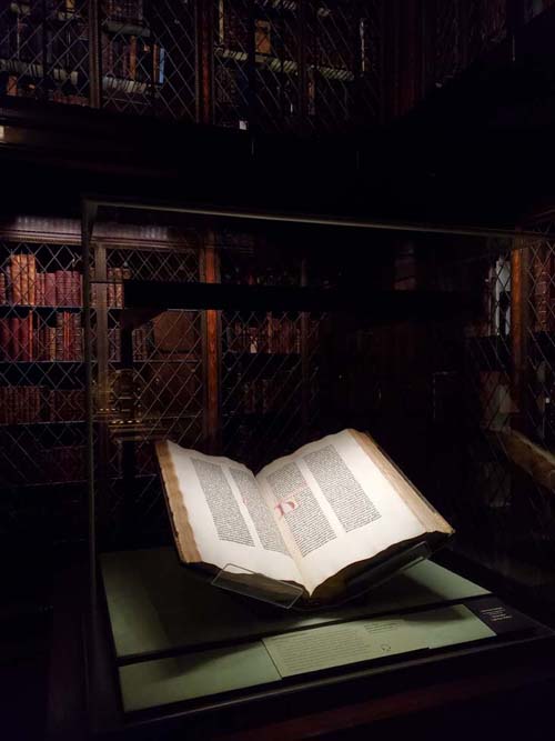 Gutenberg Bible, J. Pierpont Morgan's Library, The Morgan Library & Museum, Midtown Manhattan, May 26, 2022