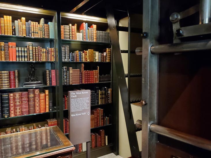 West Room Vault, Pierpont Morgan's Study, The Morgan Library & Museum, Midtown Manhattan, May 26, 2022