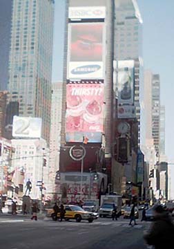 Looking North Towards Duffy Square, Times Square