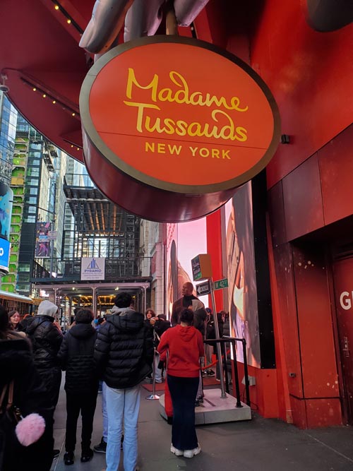 Madame Tussauds New York, 234 West 42nd Street, Times Square, Midtown Manhattan, February 5, 2025