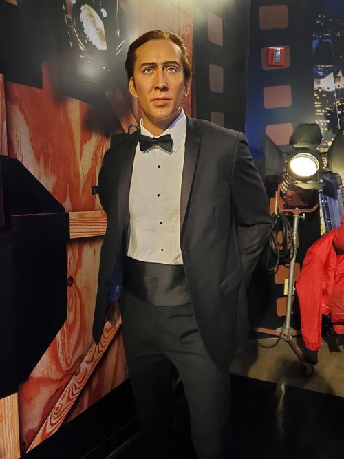 Nicolas Cage, Madame Tussauds New York, Times Square, Midtown Manhattan, February 5, 2025