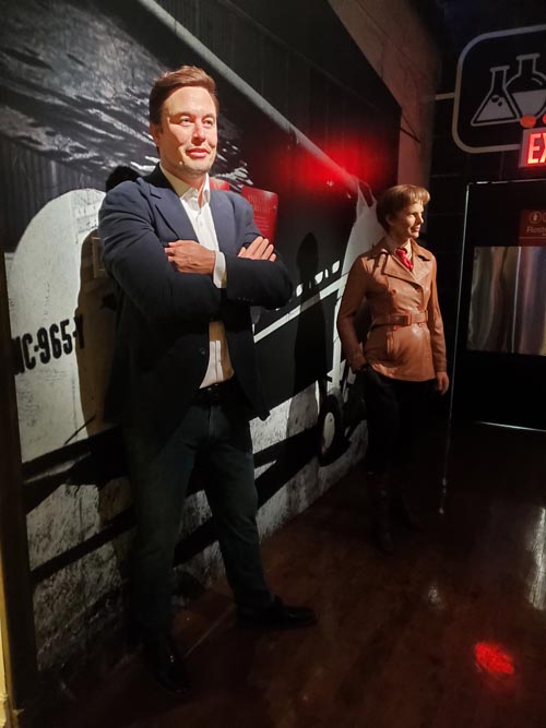 Elon Musk, Madame Tussauds New York, Times Square, Midtown Manhattan, February 5, 2025