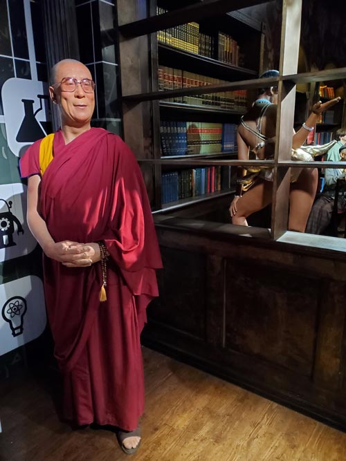 Dali Lama, Madame Tussauds New York, Times Square, Midtown Manhattan, February 5, 2025