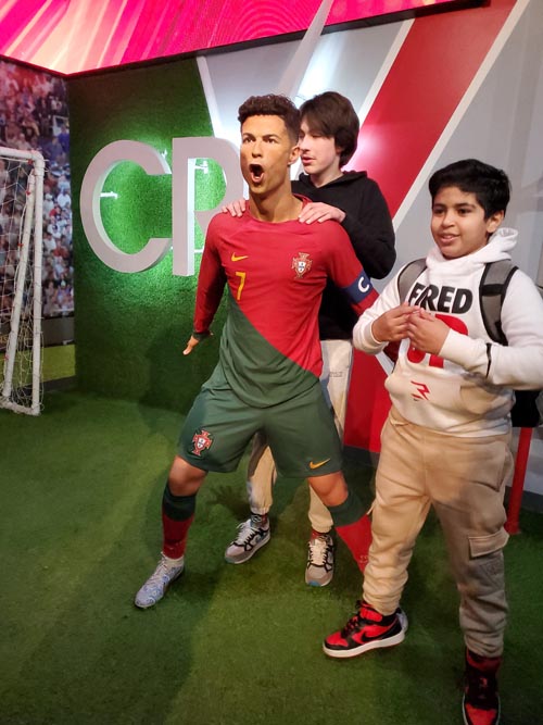 Ronaldo, Madame Tussauds New York, Times Square, Midtown Manhattan, February 5, 2025