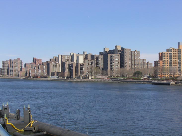 Roosevelt Island From East River Roundabout, Upper East Side, Manhattan, April 15, 2004